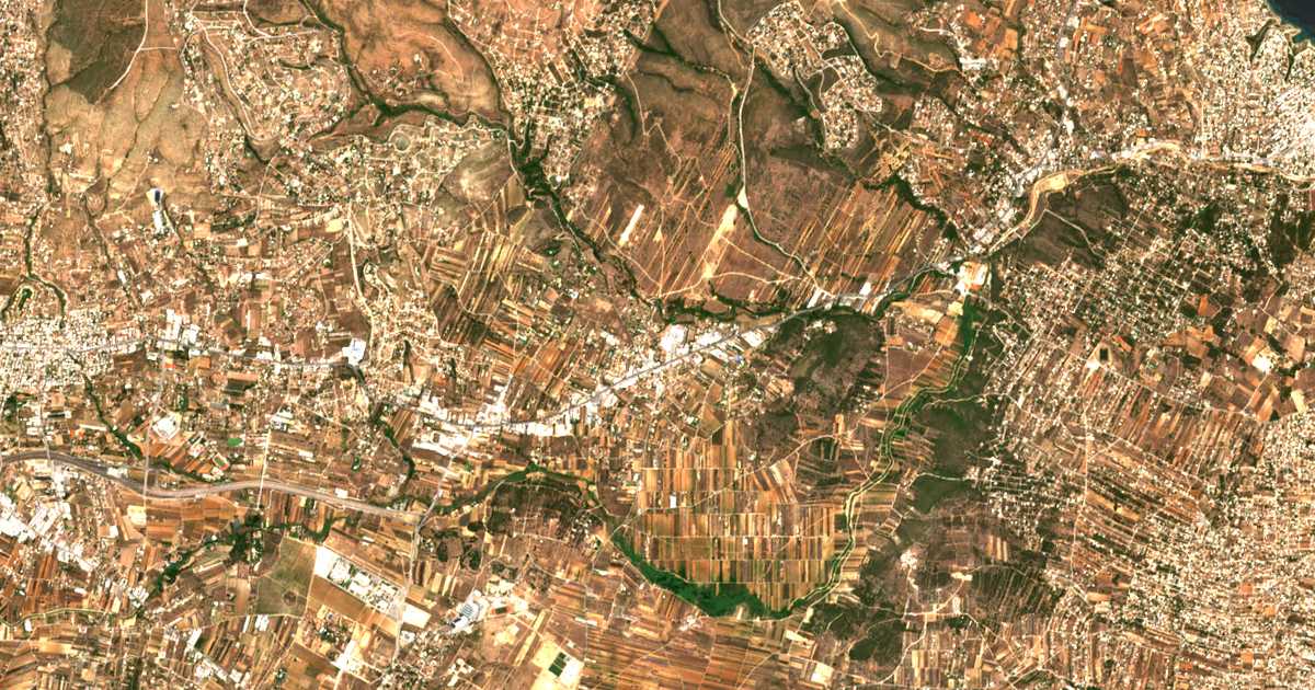 Mapa por satélite de Pikérmion