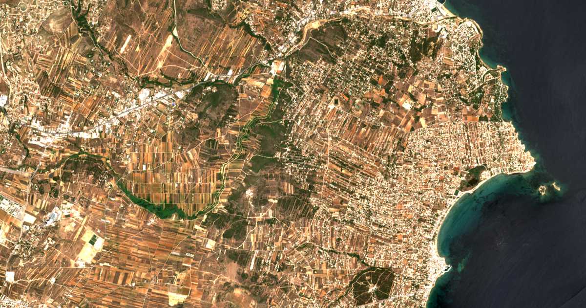 Mapa por satélite de Agía Kyriakí