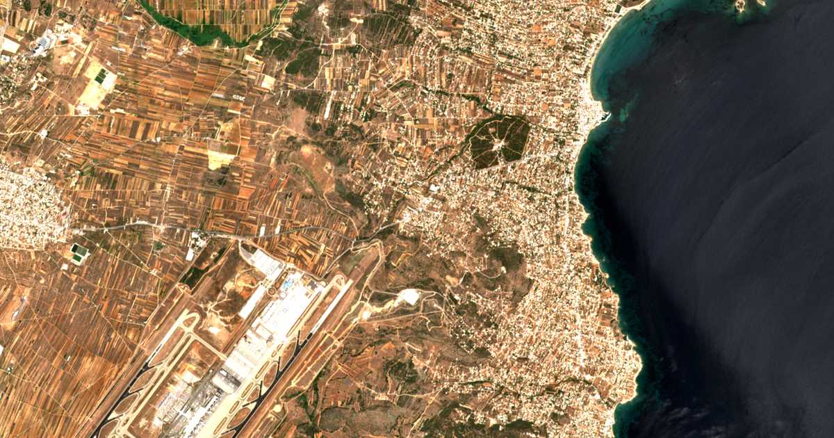 Mapa por satélite de Ágios Ioánnis