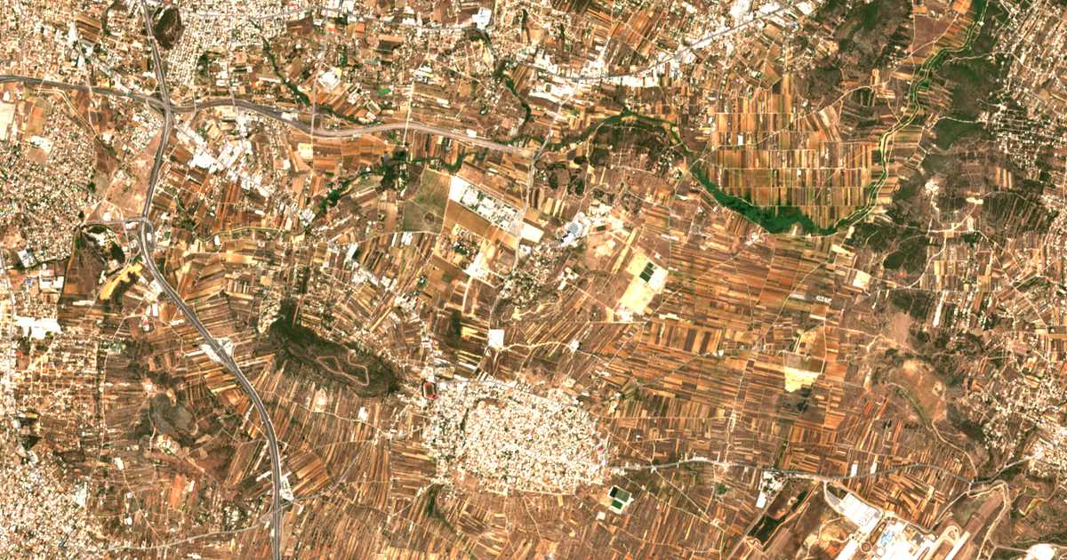 Mapa por satélite de Christoúpolis