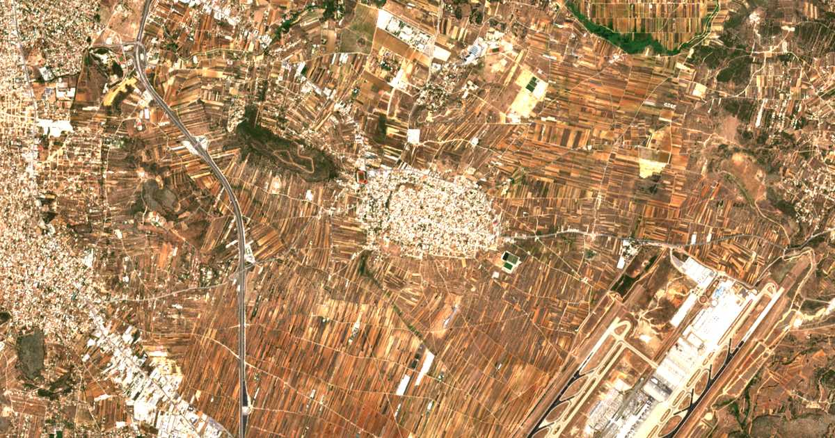 Mapa por satélite de Spáta