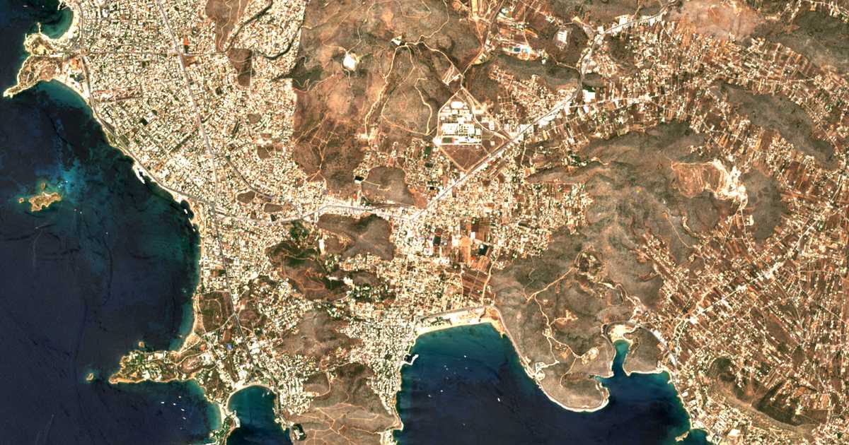 Mapa por satélite de Vari