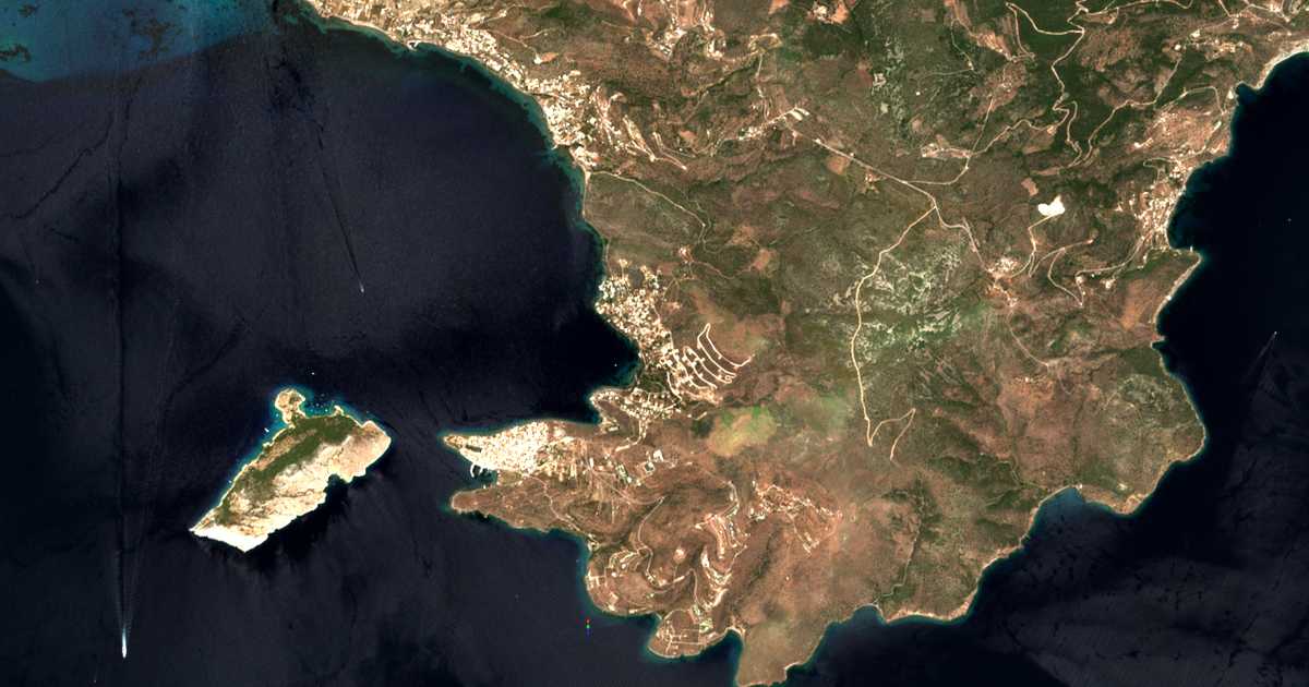 Mapa por satélite de Aiginítissa