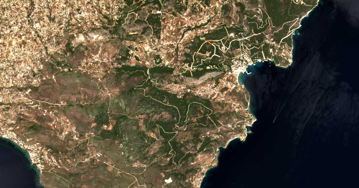 Mapa por satélite de Álones