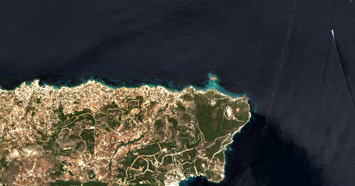 Mapa por satélite de Vaḯa