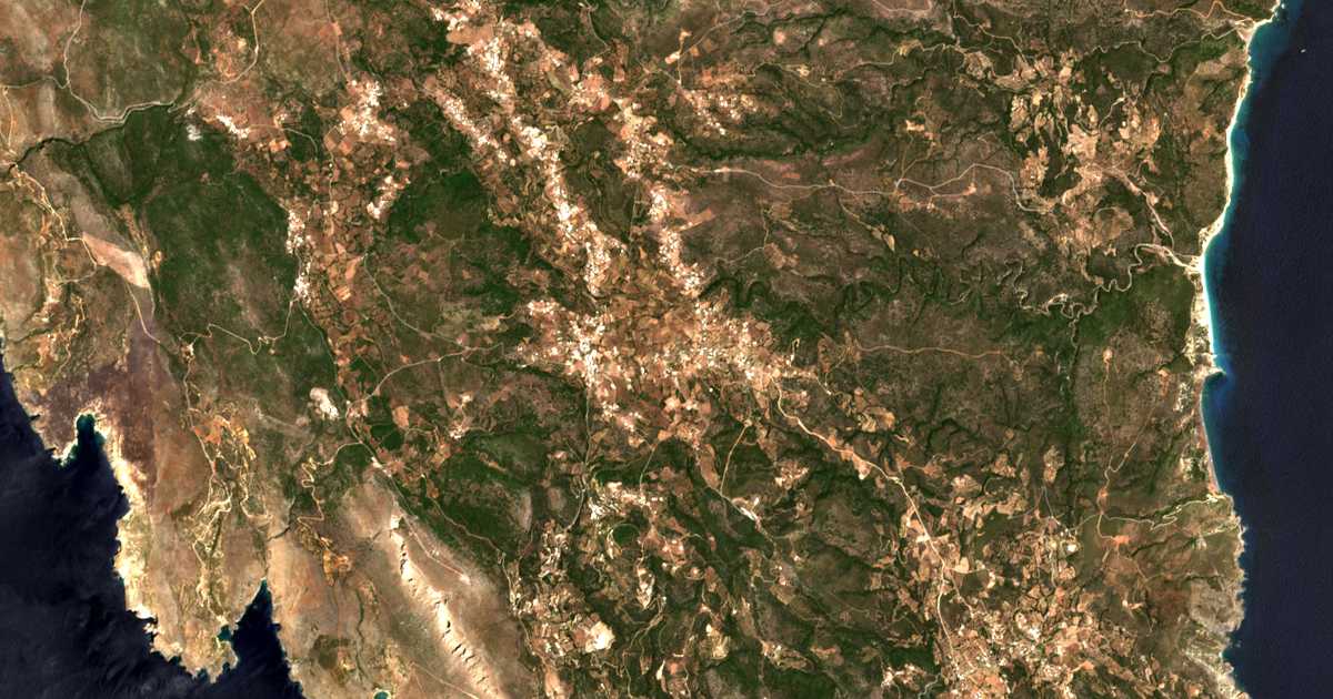 Mapa por satélite de Áno Livádion