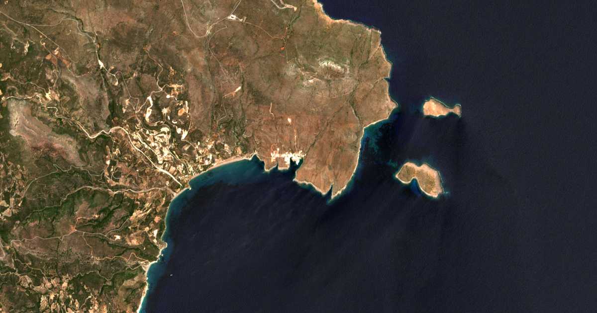 Mapa por satélite de Avlémonas