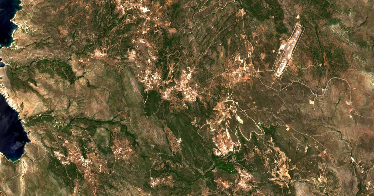 Mapa por satélite de Friligkiánika