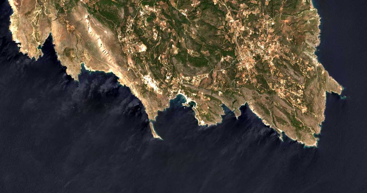 Mapa por satélite de Kapsálion
