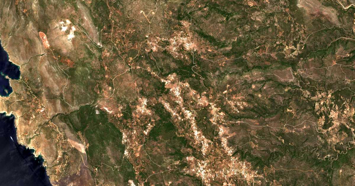 Mapa por satélite de Karvounádes
