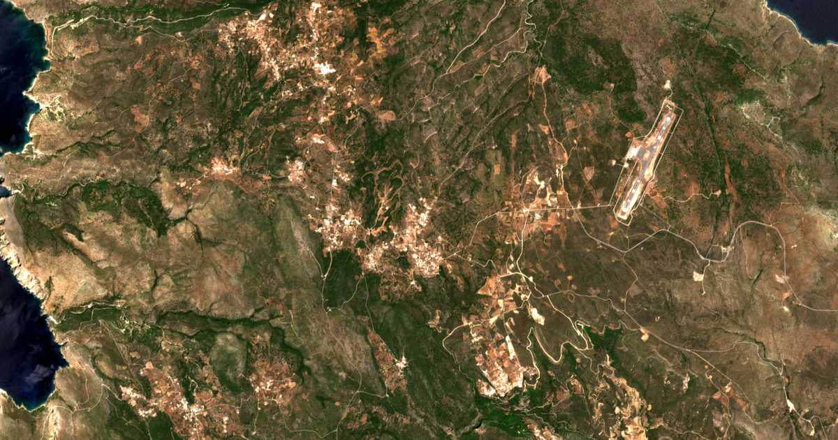 Mapa por satélite de Kastrisiánika