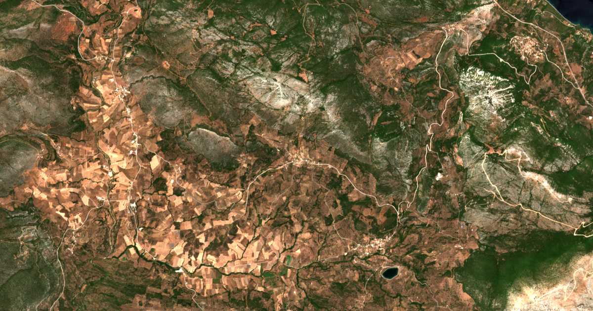 Mapa por satélite de Agía Eléni