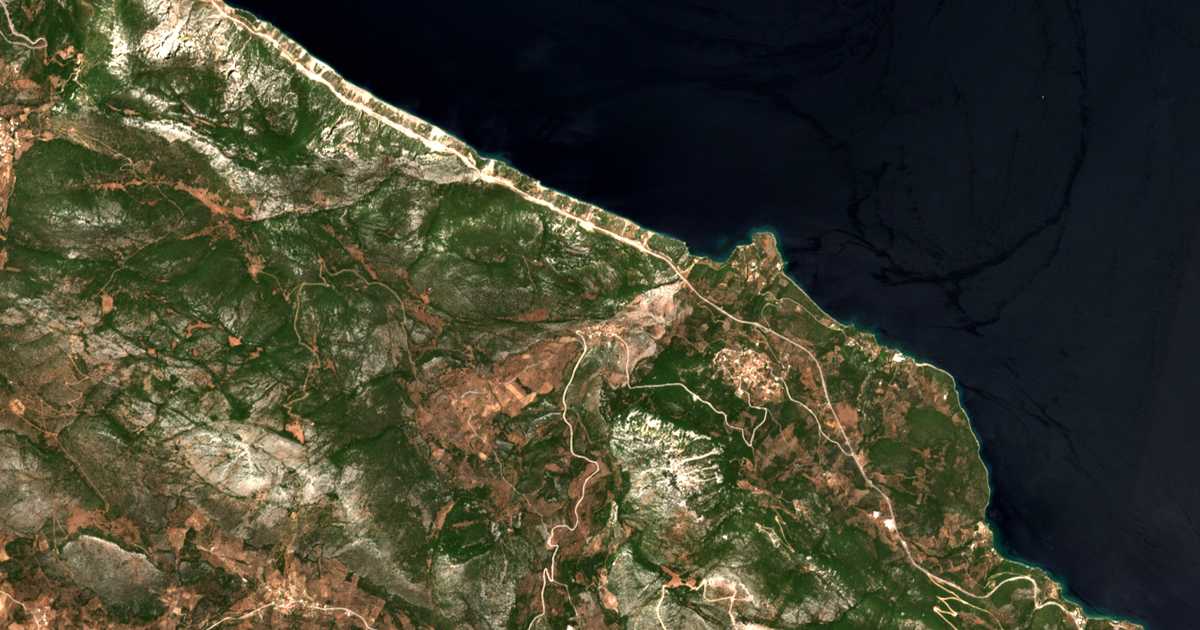 Mapa por satélite de Áno Fanárion