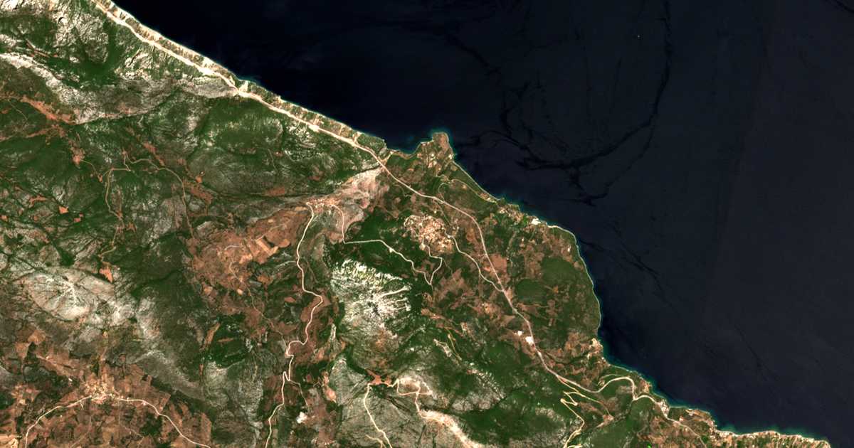 Mapa por satélite de Dryópi
