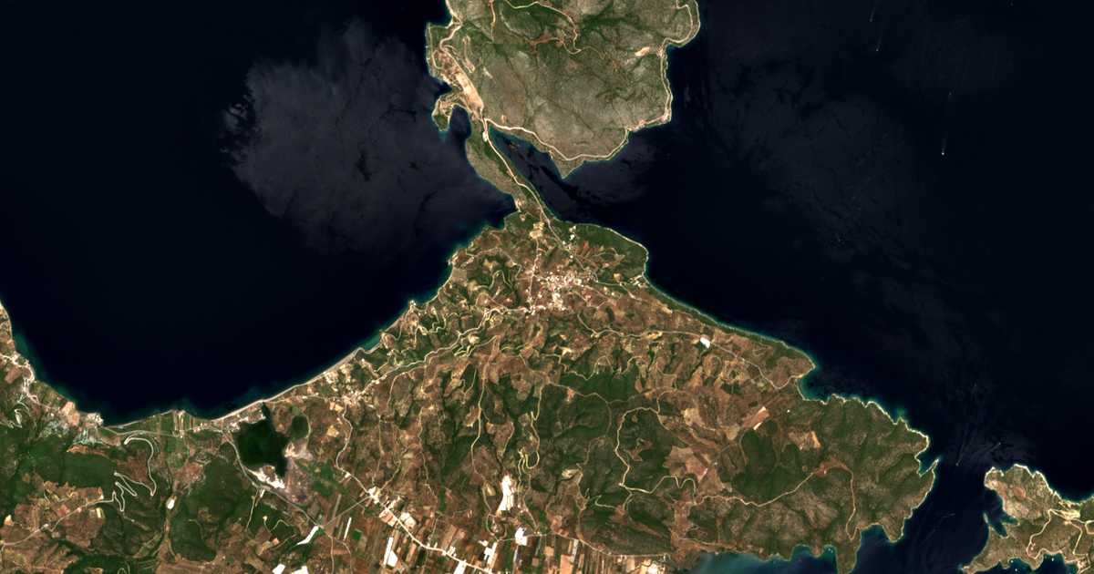 Mapa por satélite de Taktikoúpolis