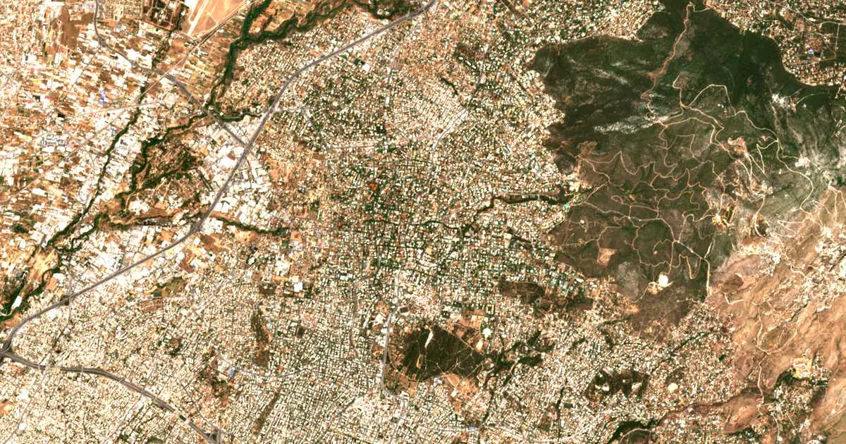 Mapa por satélite de Kifisia