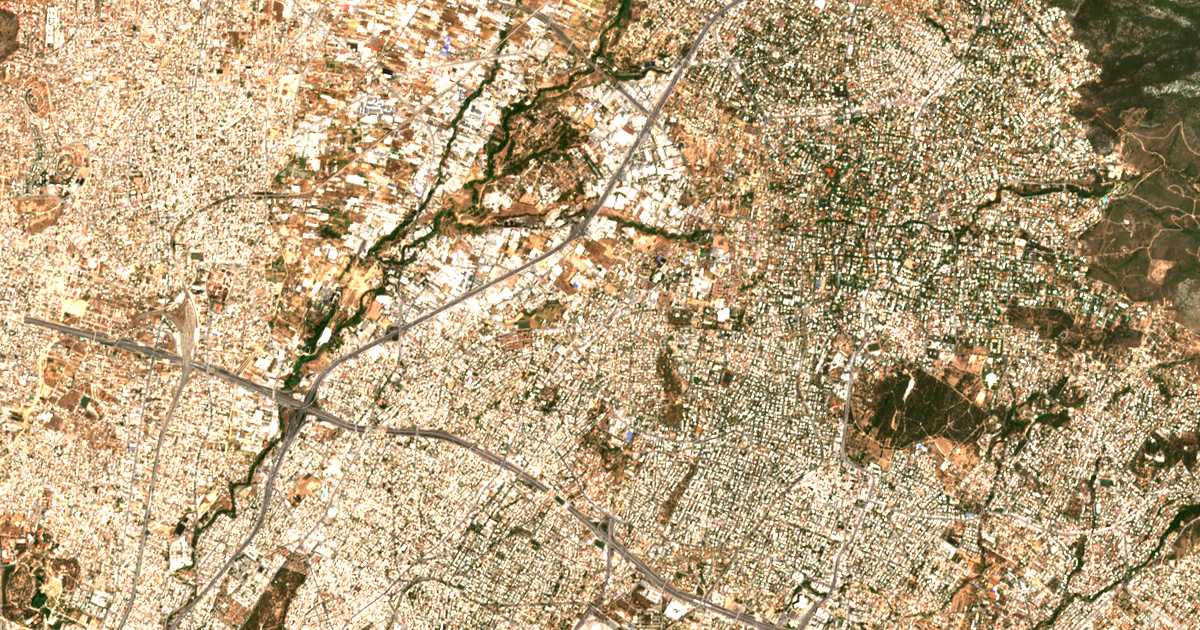 Mapa por satélite de Lykóvrysis
