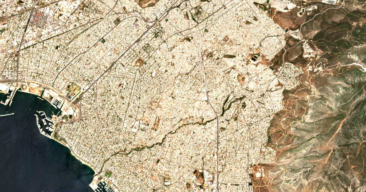 Mapa por satélite de Agios Dimitrios