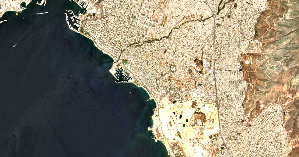 Mapa por satélite de Kalamákion