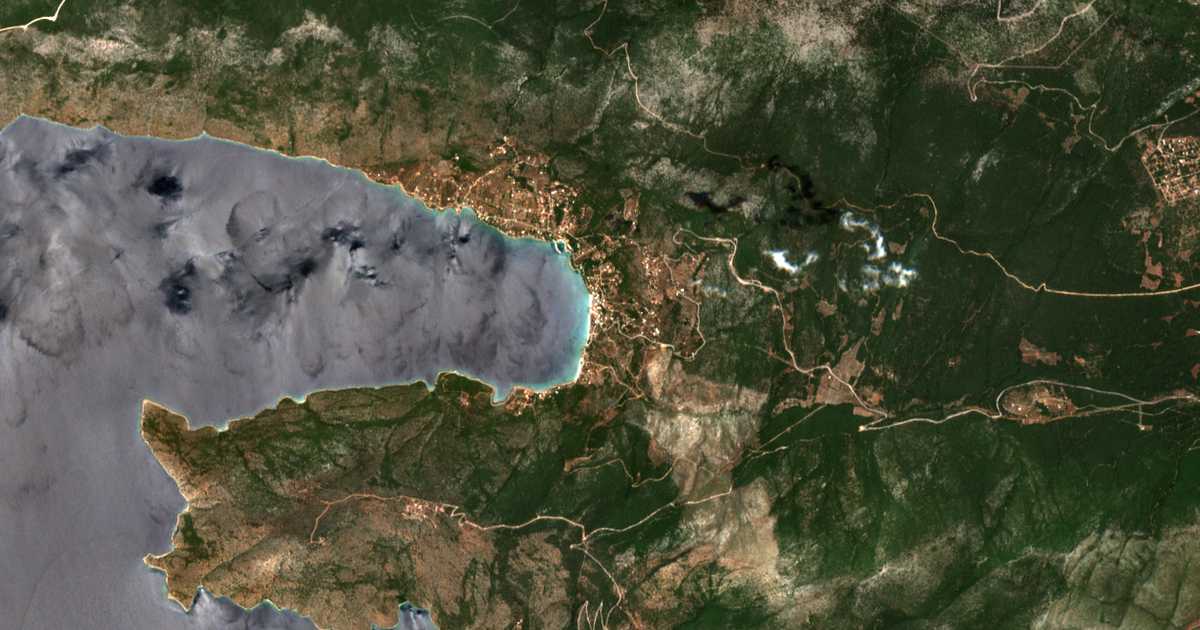Mapa por satélite de Aigósthena