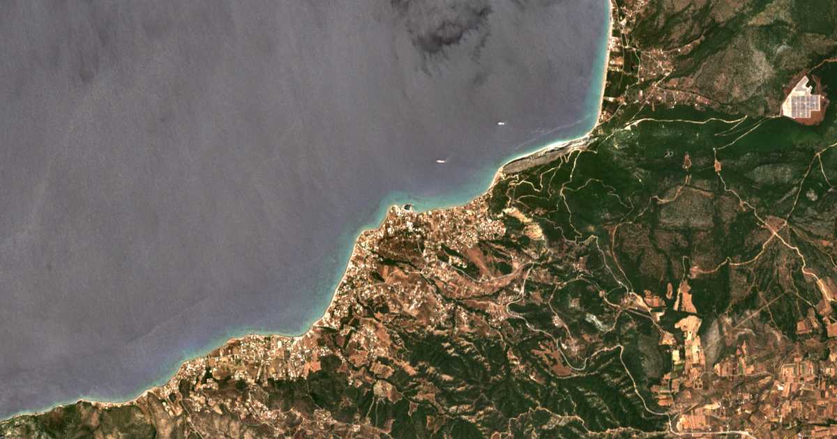 Mapa por satélite de Káto Alepochórion