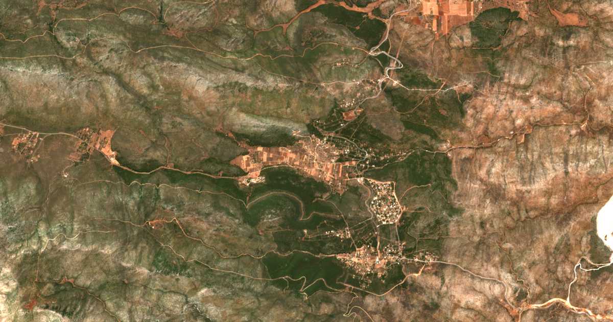 Mapa por satélite de Palaiochórion