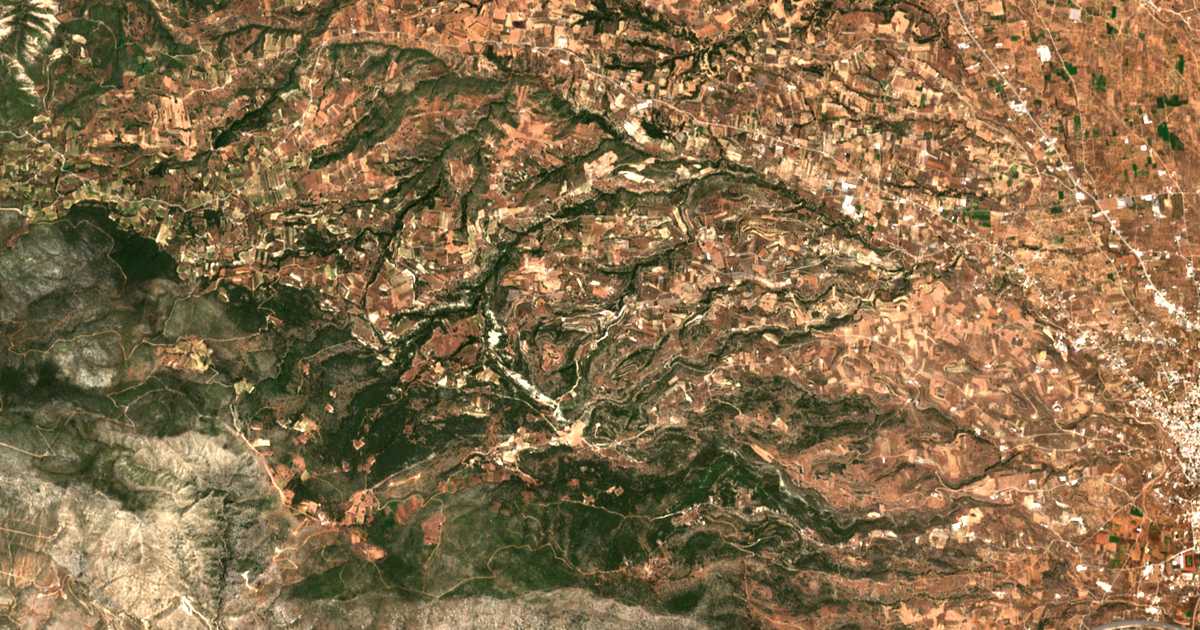 Mapa por satélite de Moní Agíou Ierothéou