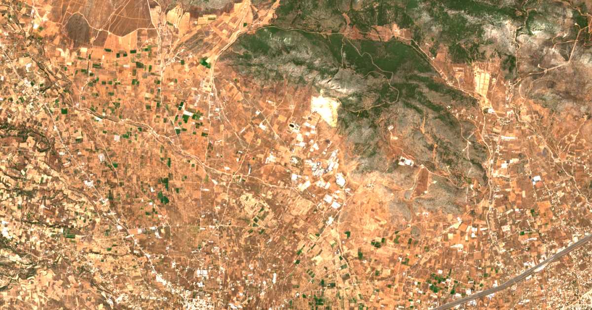 Mapa por satélite de Moní Panachrántou