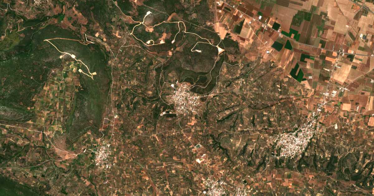Mapa por satélite de Mavrommátion
