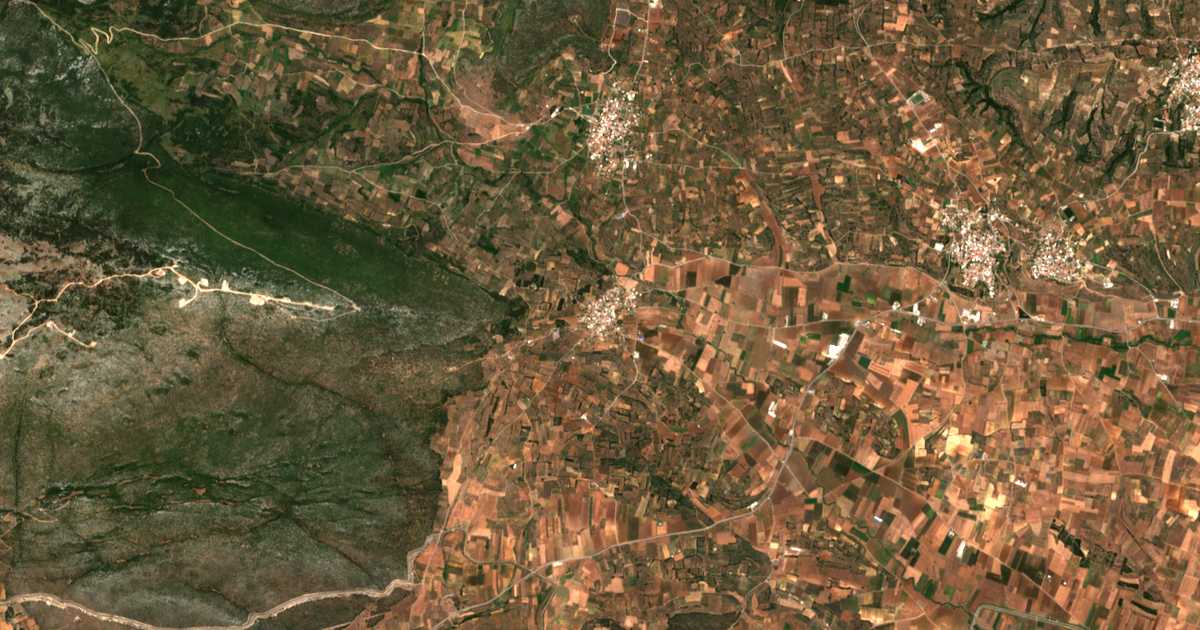 Mapa por satélite de Neochórion
