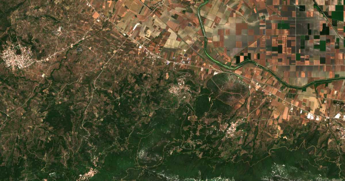Mapa por satélite de Solinárion