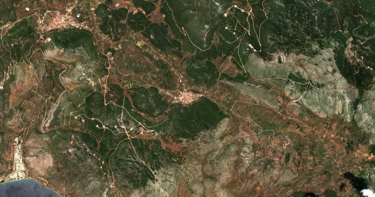 Mapa por satélite de Steírion