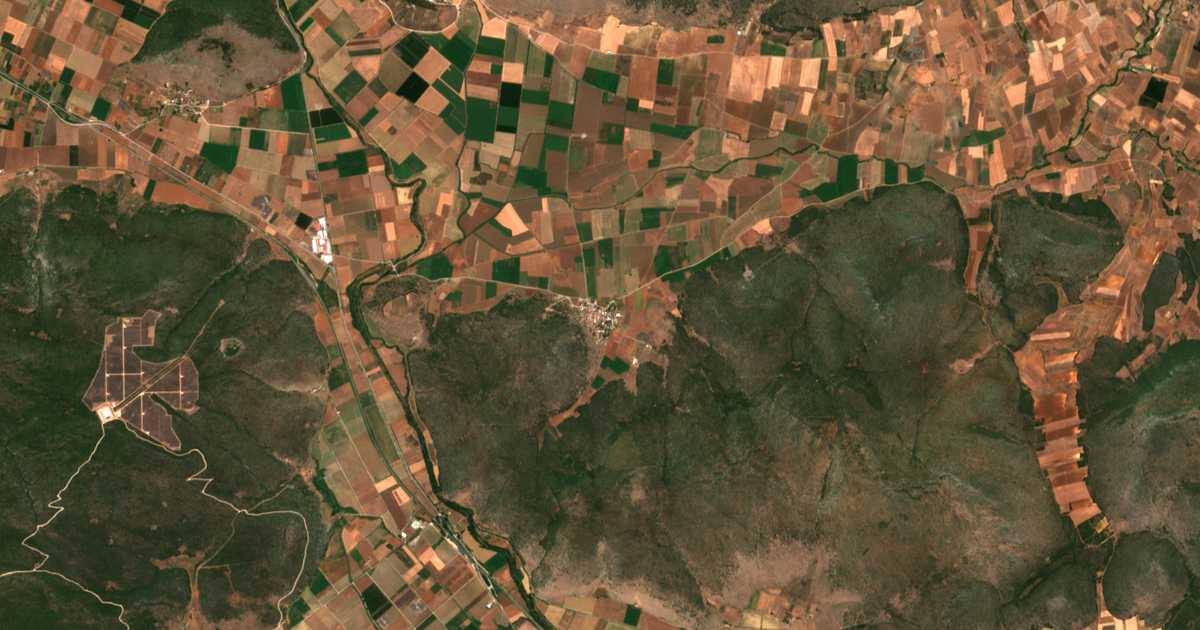 Mapa por satélite de Anthochórion