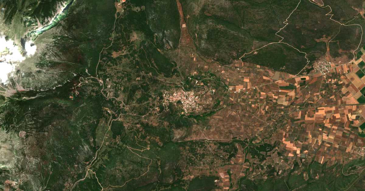 Mapa por satélite de Dávleia