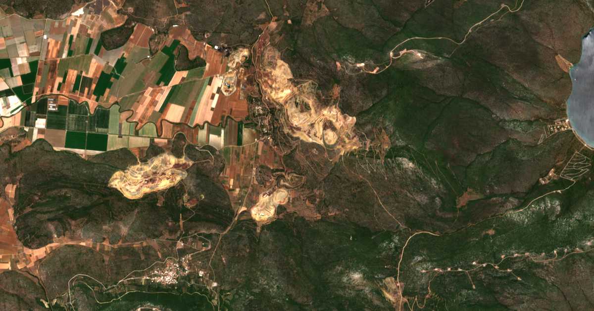 Mapa por satélite de Ágios Ioánnis