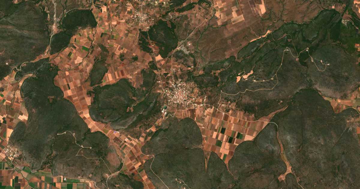 Mapa por satélite de Pávlos