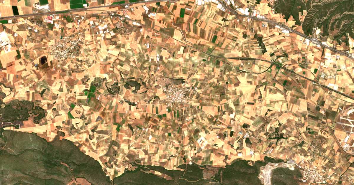 Mapa por satélite de Árma