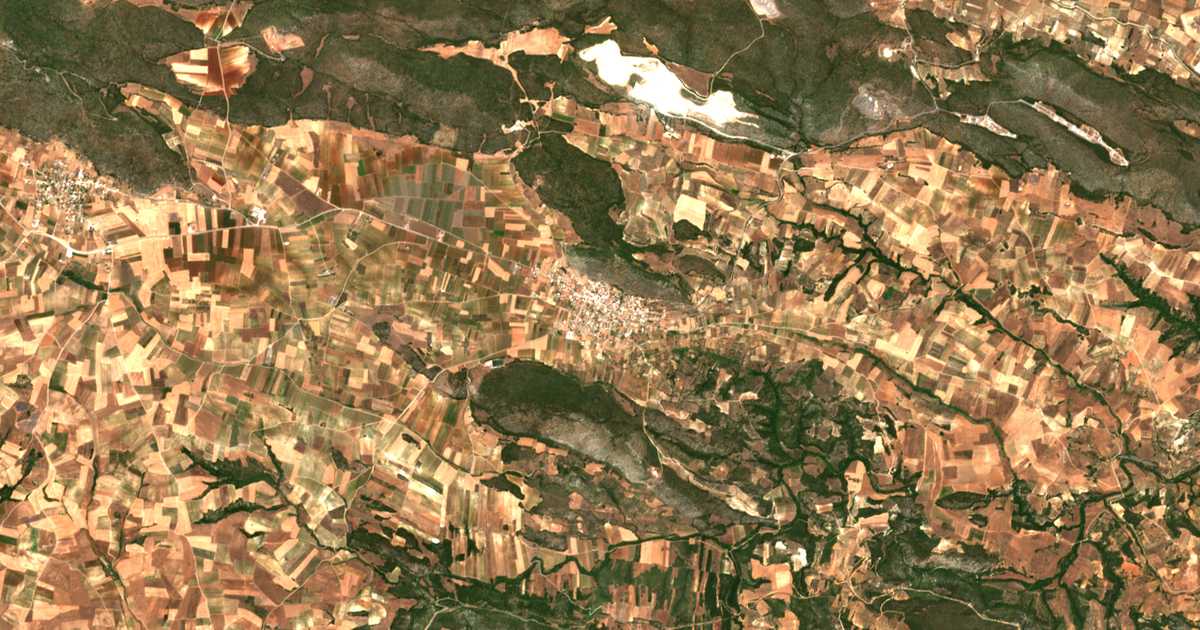 Mapa por satélite de Asopía