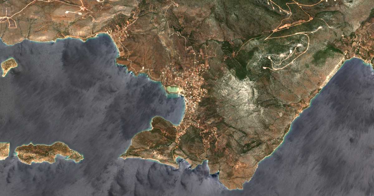 Mapa por satélite de Alykí