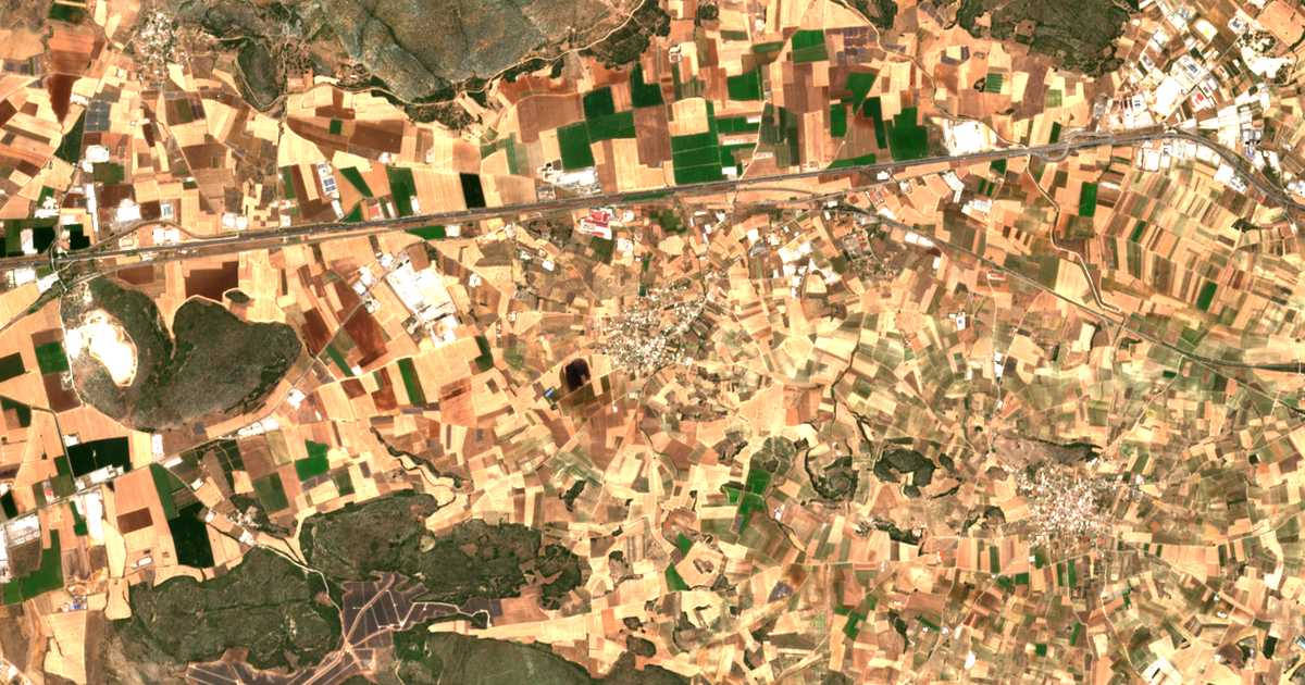 Mapa por satélite de Eleón