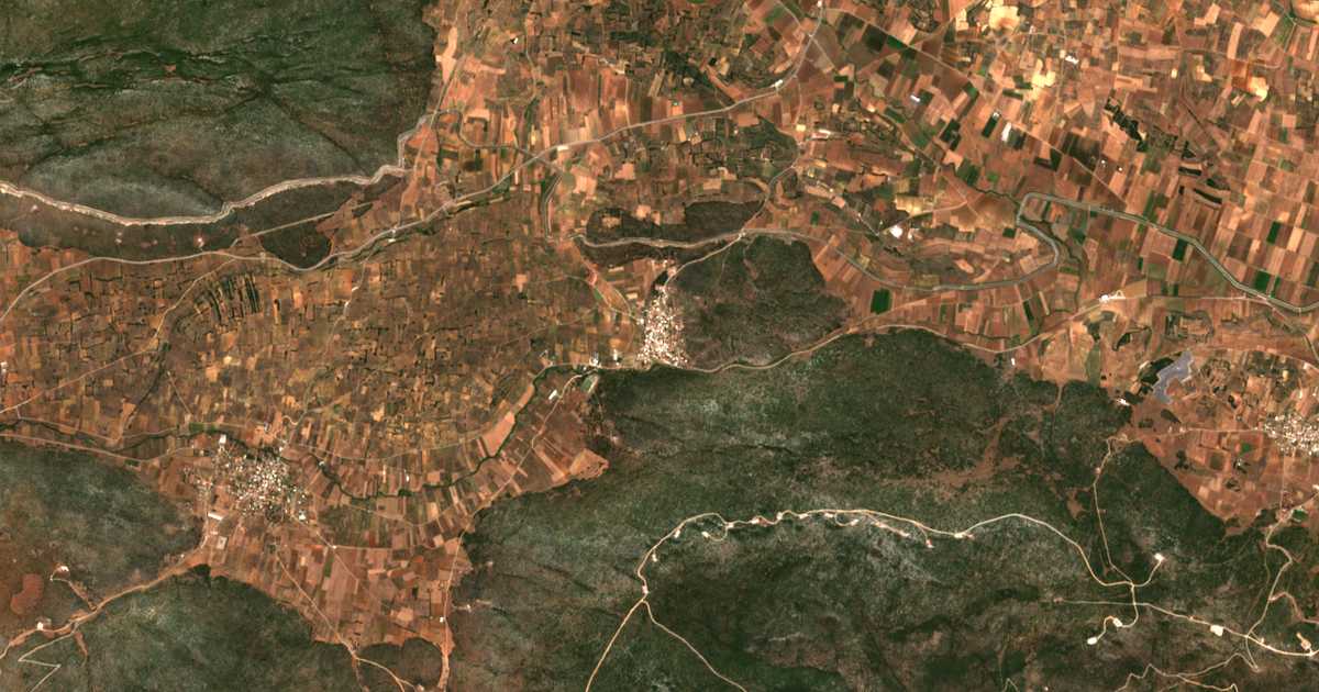 Mapa por satélite de Ellopía
