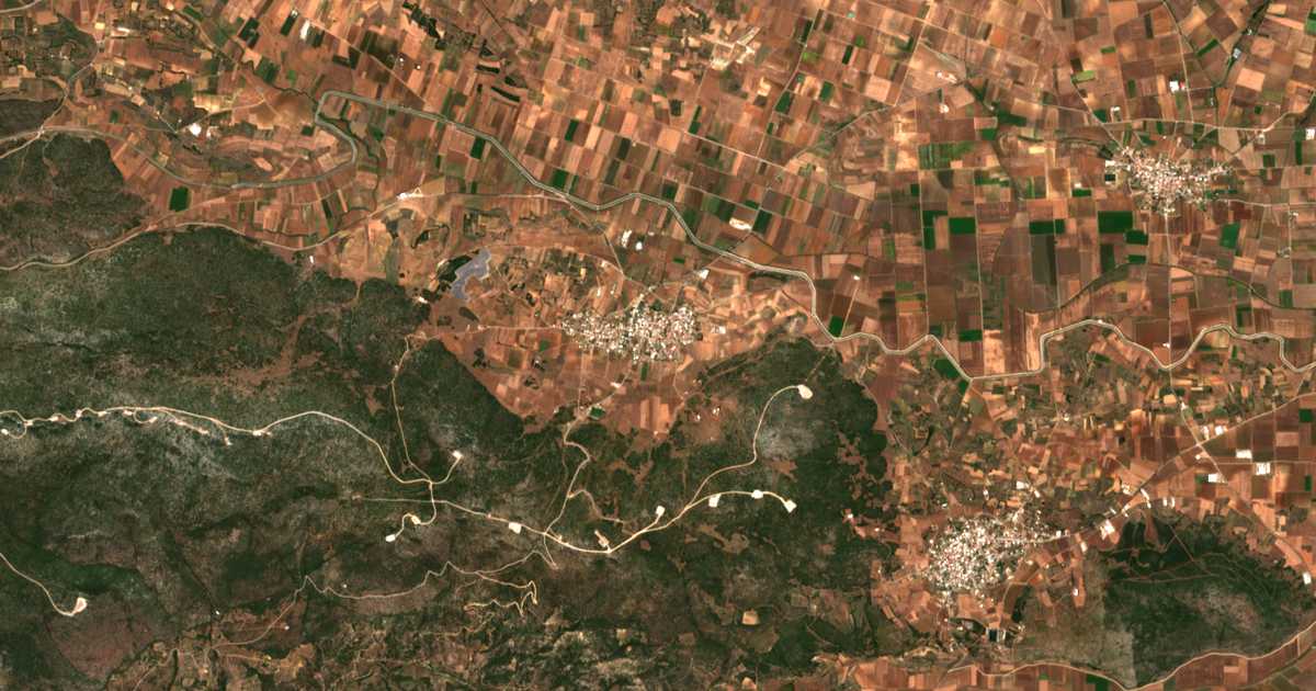Mapa por satélite de Leuctra
