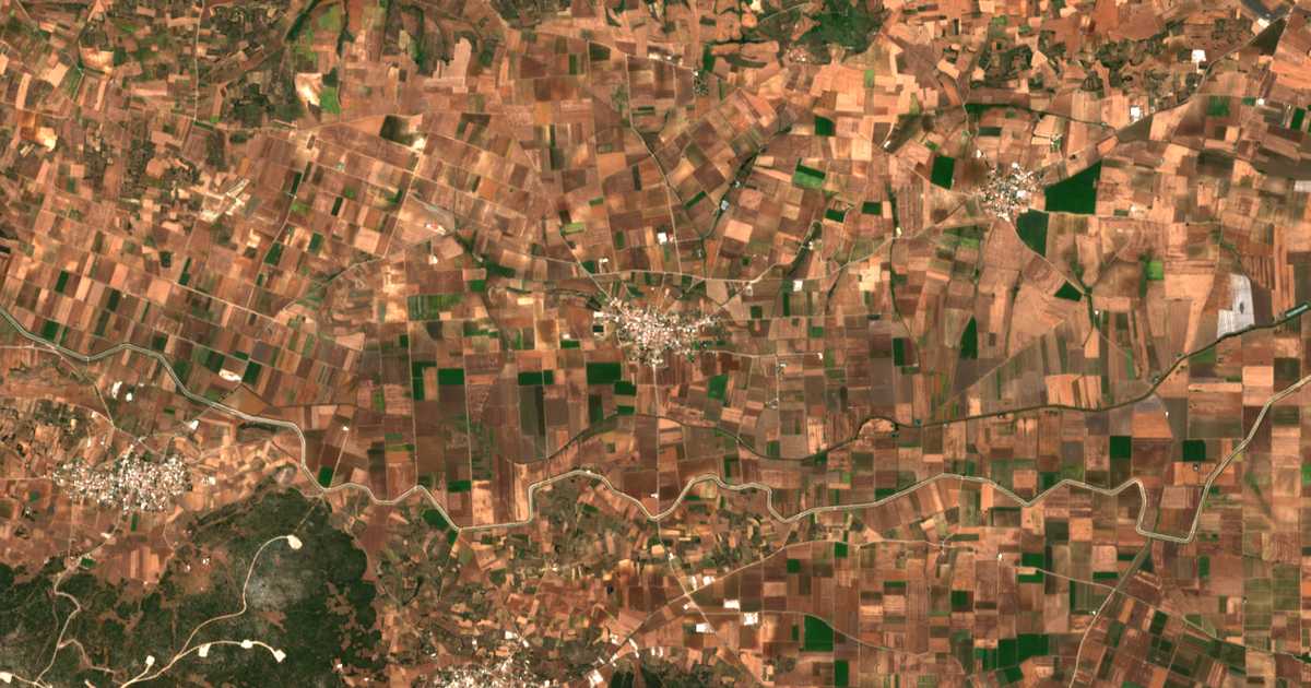 Mapa por satélite de Melissochórion