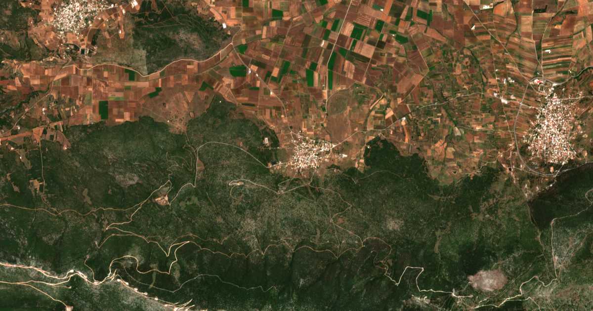 Mapa por satélite de Plataies Voiotias