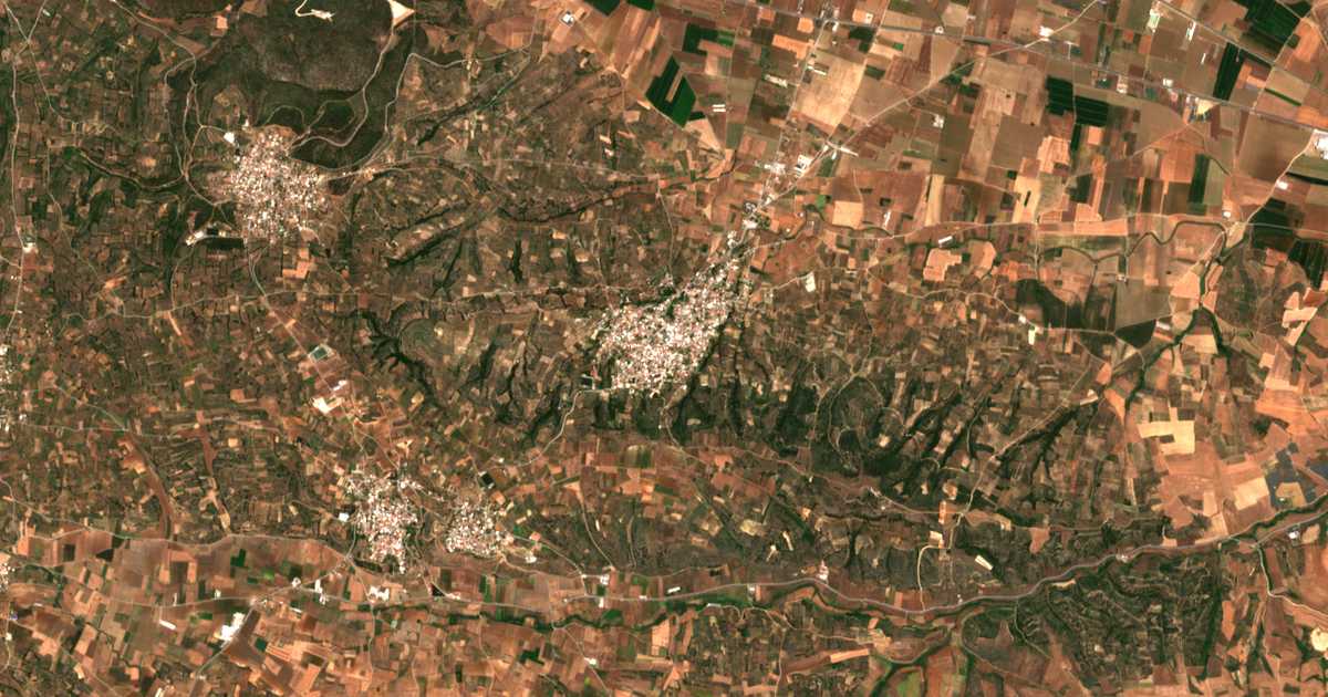 Mapa por satélite de Vágia