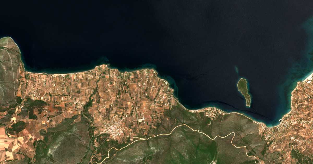 Mapa por satélite de Anthidóna