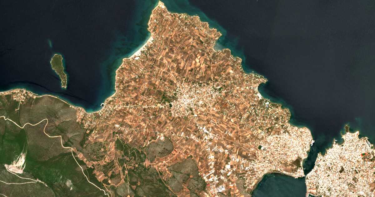 Mapa por satélite de Drosiá