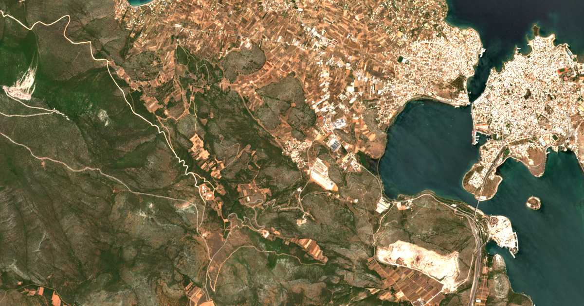 Mapa por satélite de Ontáthi