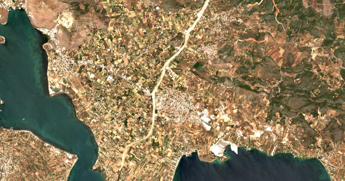 Mapa por satélite de Vasilikón