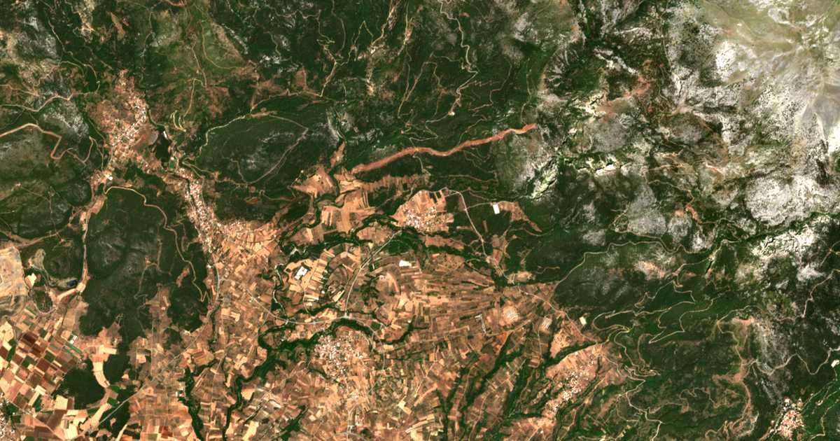 Mapa por satélite de Ágios Athanásios